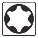 TORX uzgalis 50mm T25 (3gab.)