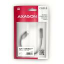 Axagon adapter ADA-HC, USB-C 1, audio 3.5mm 1, kaabli pikkus 0.1m, must