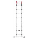 Teleskoopredel T80 FlexLine / alumiinium / 13 astet 037113131 HAILO 380 cm 13,1 kg 150 kg