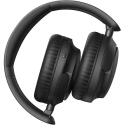 Qcy H2S Lite austiņas, H2S Lite black, 500 mAh, līdz 60 h, Bluetooth 6.0, līdz 10 m, SBC, USB-C, iOS/Android