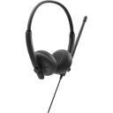 Dell Austiņas WH125 520-BBLV, USB-A, melns, 20-20kHz, Boom mikrofons, Vadu savienojums