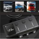 Manta Automobilinis įkroviklis MCC201T, 12-24V, 1306W, 3x USB-A, 2x USB-C, PD 36W, QC 3.0, LED ekranas