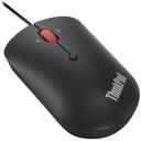 Lenovo ThinkPad USB-C juhtmega kompaktne hiir 4Y51D20850, 2400 DPI, 4 nuppu, USB-C, sinine optiline sensor, kahepoolne disain