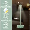 Beper Galda lampa P207ILI150, 1.5W, Zaļa, LED, 1 spuldze, Aptum&scaron;o&scaron;ana, Gaismas temperatūras regulē&scaron;ana