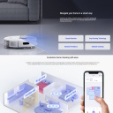 EZVIZ RE5 Plus robotas dulkių siurblys su plovimu automatiniam valymui 4000Pa LiDAR automatinis i&scaron;tu&scaron;tinimas 240min CS-RE5P-TWT2 balta