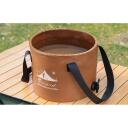 Flextail Flex Bucket 20L Saliekamais spainis, Flex 20L-BR, 20L, brūns, ar zemējumu, ūdensizturīgs, izturīgs