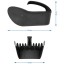 Small fruit picker - black, plastic BIOOGROD 705005