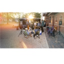 Portatiivne Bluetooth peo k&otilde;lar RGB valgustusega kuni 8 tunni aku t&ouml;&ouml;ajaga Ultra Bass mikrofoni/instrumendi sisenditega ja IPX4 Vegas Must 1073414 KLIPSCH