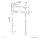 Neomounts seinakinnitus WL30-750BL18P 50-98" fikseeritud, lukustatav, kiire paigaldus, T&Uuml;V, maksimaalne kandev&otilde;ime 100 kg