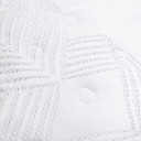 Gulta GLOSSY 160x200cm, ar matraci HARMONY TOP, pelēka K28893 Allit