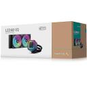 Deepcool Жидкостный кулер LE240 V2 R-LE240-BKAMMC-G-2, 75.89 cfm, 2 вентилятора, 31.6 dBA, 500-2100 RPM, RGB