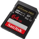 Sandisk m&auml;lukaart SDSDXEP-064G-GN4IN, 64 GB, SDXC, UHS-II, 280 MB/s, 100 MB/s, U3, V60