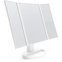 Rio Kokkuvolditav LED meigikpeegel MMFD-WH-EU/1,3, 2x/3x, USB 5V, 180&deg; p&ouml;&ouml;ratav, puutetundlik aktiveerimine