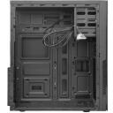 Sbox Datoru korpuss PCC-180, ATX Mid Tower, melna, 3100g, 2x5,25, 2x3,5, 2x2,5, USB 2.0 x 2, HD audio