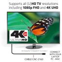 Club3D кабель DisplayPort CAC-2163 Mini DP на DP 2м 21.6 Гбит/с 4K 60Hz, прямой разъем, 1 шт
