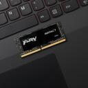 Kingston Fury Impact KF432S20IB/8, 8 GB, DDR4, 3200 MHz, SO-DIMM 260-pin, &uuml;hekordne, ODT, must PCB, CL20