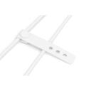 Digitus Silikona savienojuma kabelis AK-300341-010-W, 1m, 60W, 480 Mbps, 24 pin USB-C, balts