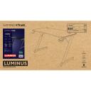 Trust arvutitool GXT 709 LUMINUS 25184 1200x600x740mm, must, puit, RGB valgustus, 2 aastat garantiid