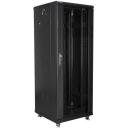 Lanberg vabalt seisva kapp FF01-6632-12B, 600mm, 32U, 800kg, 2 ventilaatorit, IP20, 4 vertikaalset riba