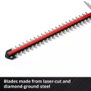 Bezvadu dzīvžogu &scaron;ķēres GC-CH 1846 Li Kit (1x2,0Ah), EINHELL, 3410683, 46 cm grie&scaron;anas garums, 18 V akumulators, divu roku dro&scaron;ības slēdzis