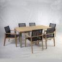 Darza mebelu komplekts NAUTICA galds un 8 krēsli, K13251 Allit