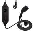 EV Charge kaasaskantav Type 2 laadija 5 m kaabliga, 3,6 kW, reguleeritav 6A–16A, ühefaasiline, IP65, must