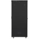 Lanberg seisva rack-kapp 19 tolli 47U FF01-8247-12BL, 800mm, 1200mm, 1200kg, 8 ventilaatori pesa, LCD termostaat, IP20