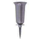 Form Plastic Hauavase 4311760, 32.7 cm, 13 cm, h&otilde;bedane v&auml;rv, maasse sisestatav vaas