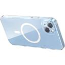 Baseus Crystal Series magnetkorpus iPhone 14 Plus ARSJ011102, 1.3mm, &uuml;hilduv juhtmevaba laadimisega, t&auml;is objektiivi kaitse