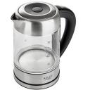 Adler | Kettle | AD 1247 | With electronic control | 1850 W | 1.7 L | Stainless steel/Glass | 360&deg; rotational base | Stainless steel/Transparent