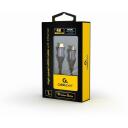 Gembird HDMI-HDMI kabelis 1m CCBP-HDMI-1M, 4K UHD 60Hz, auksiniai jungtys, 1 vnt.