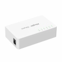 Ruijie Reyee RG-ES05F | 5-Port 10/100 Mbps Unmanaged Network Switch — Sleek White Design