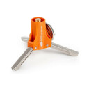 BUTANE-ISOBUTANE adapteris, GSI OUTDOORS, 0090497560088, 119g, Nerūdijančio plieno, Nailonas, Messingas