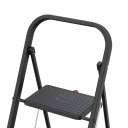 Kokkupandav astmepink K44 StandardLine / teras / 2 astet, turvak&auml;epide / must 034396310 HAILO