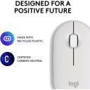 Logitech USB optinė pelė M350S 910-007013, 4000 DPI, 3 mygtukai, RF belaidis + Bluetooth, AA baterija