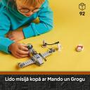 Lego Mando un Grogu N-1 Starfighter 75410, 92, 220mm, 170mm, 50mm, 4+ gadi, instrukcijas
