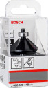 Salaidumu frēze 6 mm D1 34,9 mm, B 11,1 mm,45&deg;, Rokas frēzēm, malu frēzēm STANDARD FOR WOOD CHAMFER BIT 45 DEGREE ANGLE, 2608628448, BOSCH
