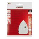 Triangular sandpaper 140x140x80mm, KREATOR, KRT220058, Grit size (P): 180, 5 pcs.