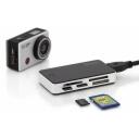 Digitus kar&scaron;u lasītājs, DA-70330-1, USB 3.0, 5 Gbps, atbalsta 2 kartes, Plug&Play, hot-swap