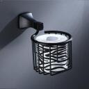 Baltic Aqua WC paberiholder 9115763, 13.9cm x 10.9cm, must, metall, kulumiskindel, roostekindel