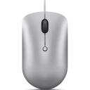 Lenovo kompakti pelė 540 GY51D20877, 1.8m, 4 mygtukai, 2400 dpi, optinė, USB-C, pilka