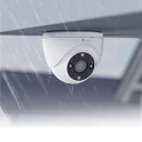 Ezviz H4 CS-H4-3WKFL-2.8mm Āra 3MP 2K IP67 Viedā Mājas Drošības Kamera MicroSD / Nakts Redzamība Balta