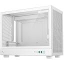 Deepcool Korpus CH160 PLUS WH R-CH160-WHNGM0-G, 1 x 3.5", 1+1 x 2.5", 4, 2 x USB 3.0, 1 x USB-C 3.2, 1 x k&otilde;rvaklapid/mikrofon
