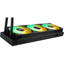 Asus TUF Gaming LC III 360 ARGB LCD dzesētājs 90RC01A1-B0EAY0, 360mm, 3 ventilatori, 37.4 dB(A), 2600 RPM, Intel, AMD