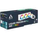 Arctic CPU Au&scaron;intuvas Liquid Freezer III Pro 360 A-RGB ACFRE00188A, 120mm, 131m&sup3;/h, FDB, 3 ventiliatoriai, Multi suderinamas