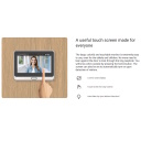 Ezviz DP2 2K CS-DP22K 3MP Juhtmevaba Uksekell Nutikas Videokaamera Süsteem LCD Ekraaniga Hõbedane