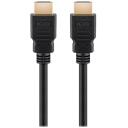 Goobay HDMI kabelis 2.1 8K 41084, 2 m, vīrie&scaron;u/vīrie&scaron;u, 8K atbalsts, apaļ&scaron;