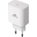 Rivacase мобильное зарядное устройство PS4101 W00, 110-240V, 1м, 1xUSB Type-C, быстрая зарядка, универсальное