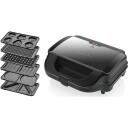 ETA Sviestmaižu Tosteris Sorento Plus ETA515190000, 900 W, 6 plāksnes, 2 veidu mīklas, melns
