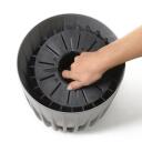 Lamela Lillepott Mira 9749140, &Oslash; 25 cm, 30 cm, 6.2 l, plastmass, valge v&auml;rv, siseruumide taimed